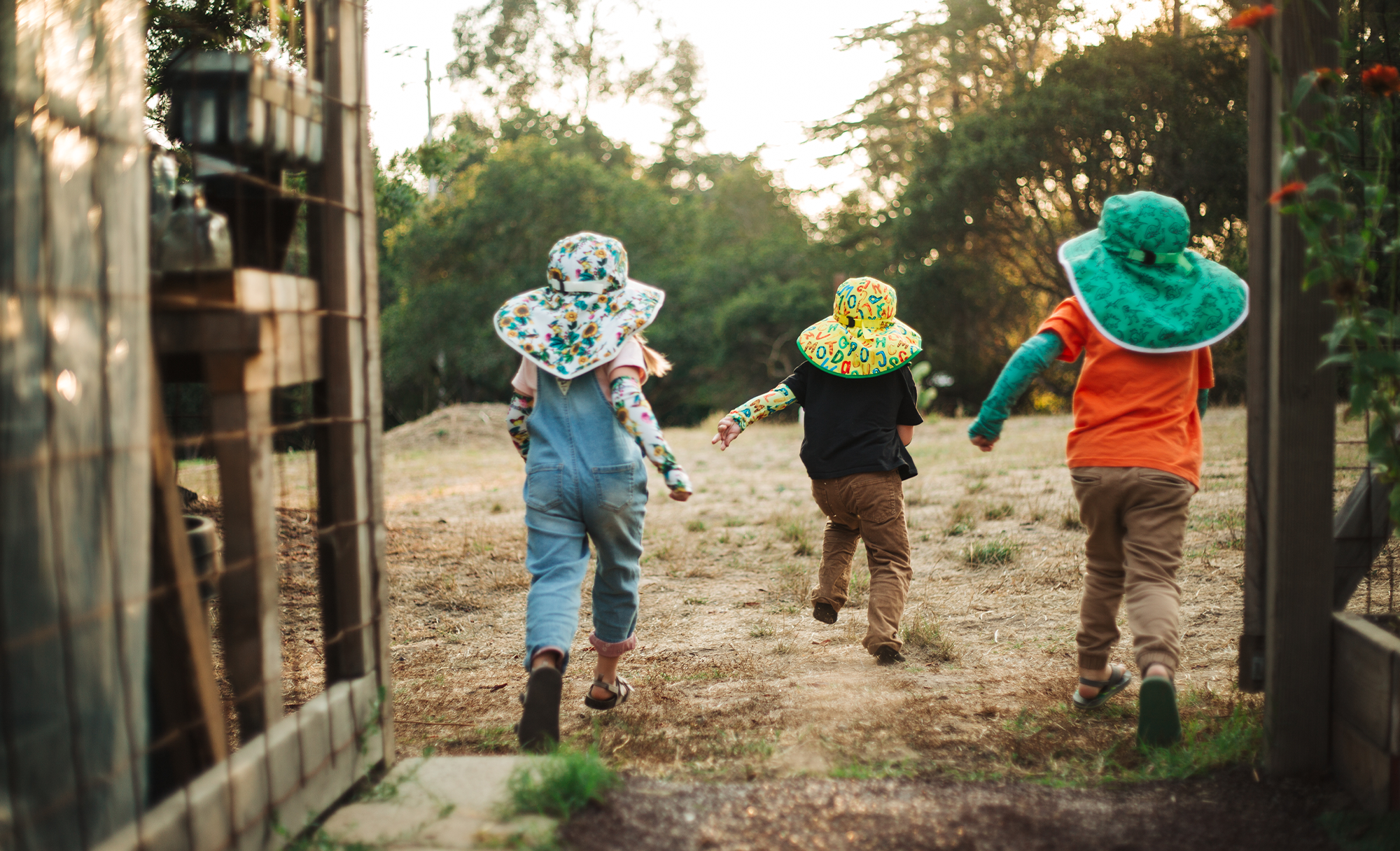 Kid's Sun Hat - Garden flower – Farmers Defense