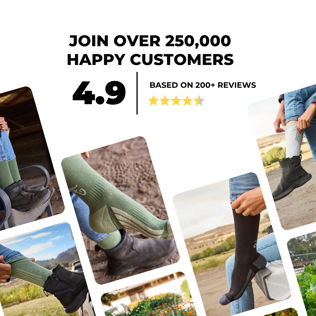 Winter Socks - Bug Repellent- Mid-Calf - Moss