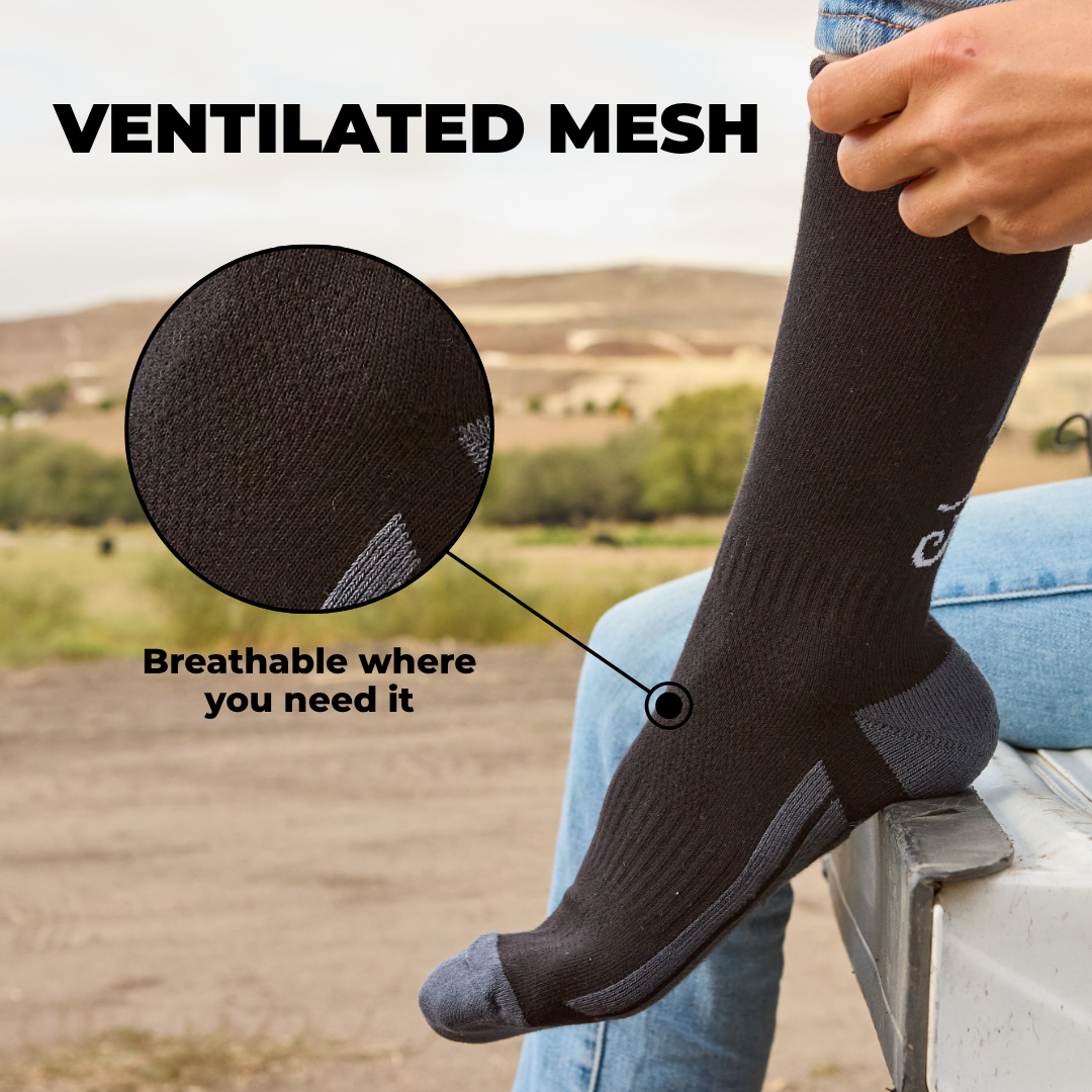 Winter Socks - Bug Repellent- MId-Calf - Night