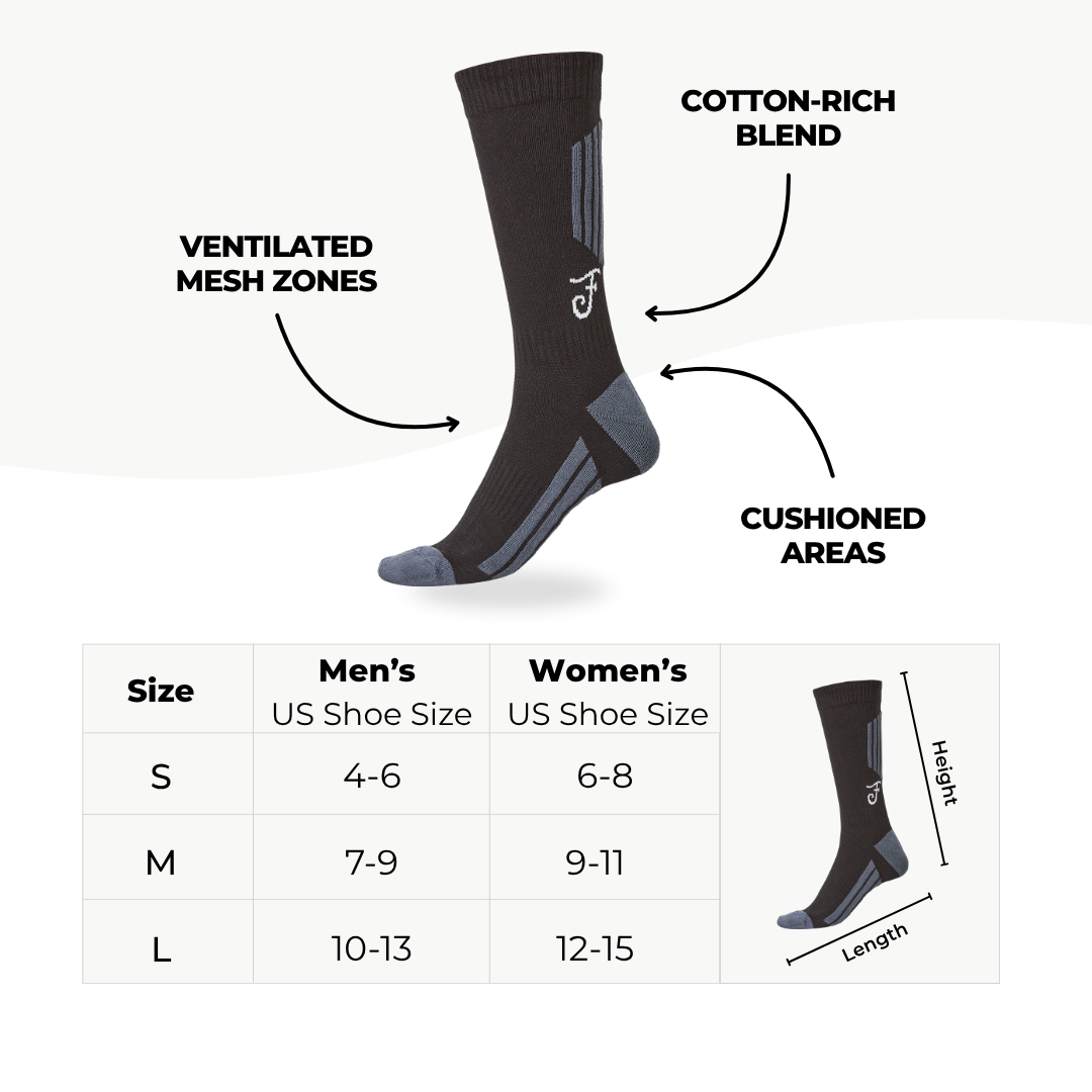 Winter Socks - Bug Repellent- MId-Calf - Night