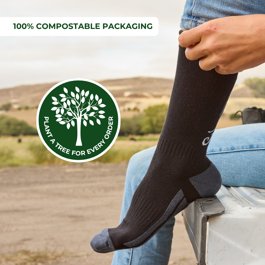 Winter Socks - Bug Repellent- MId-Calf - Night