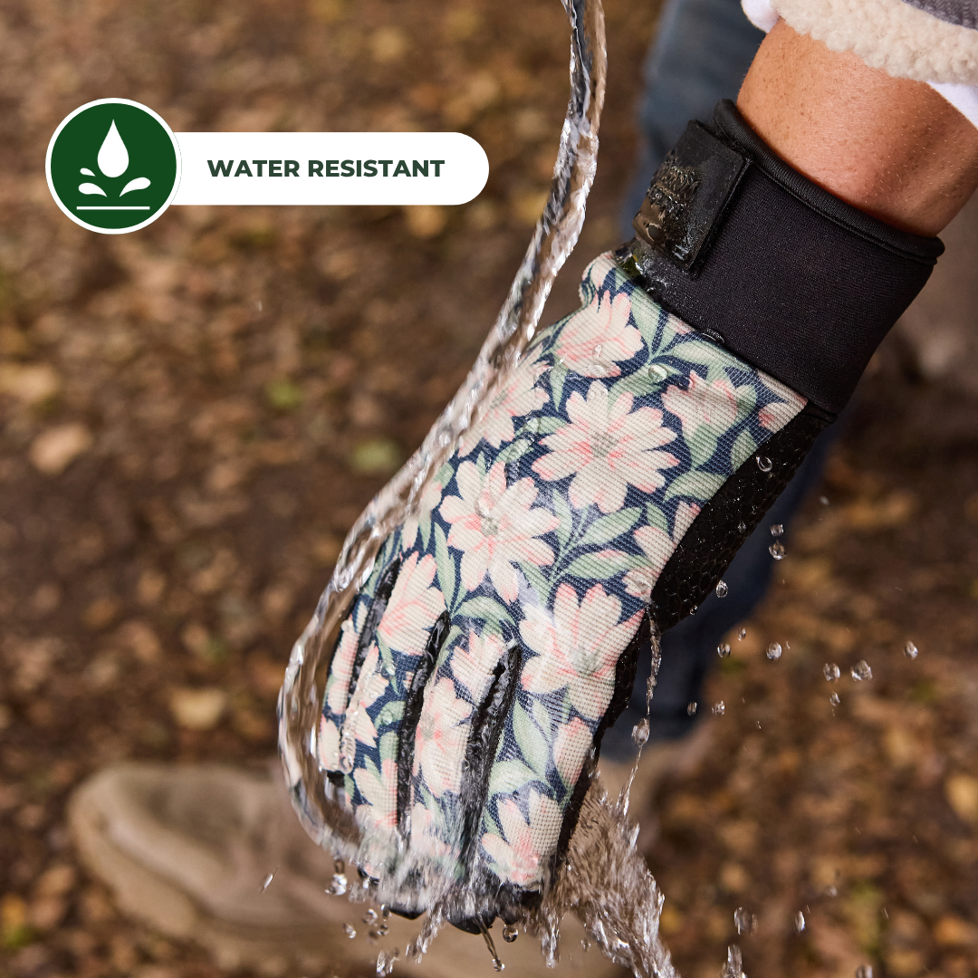 Waterproof Winter Gloves - Painted Peony