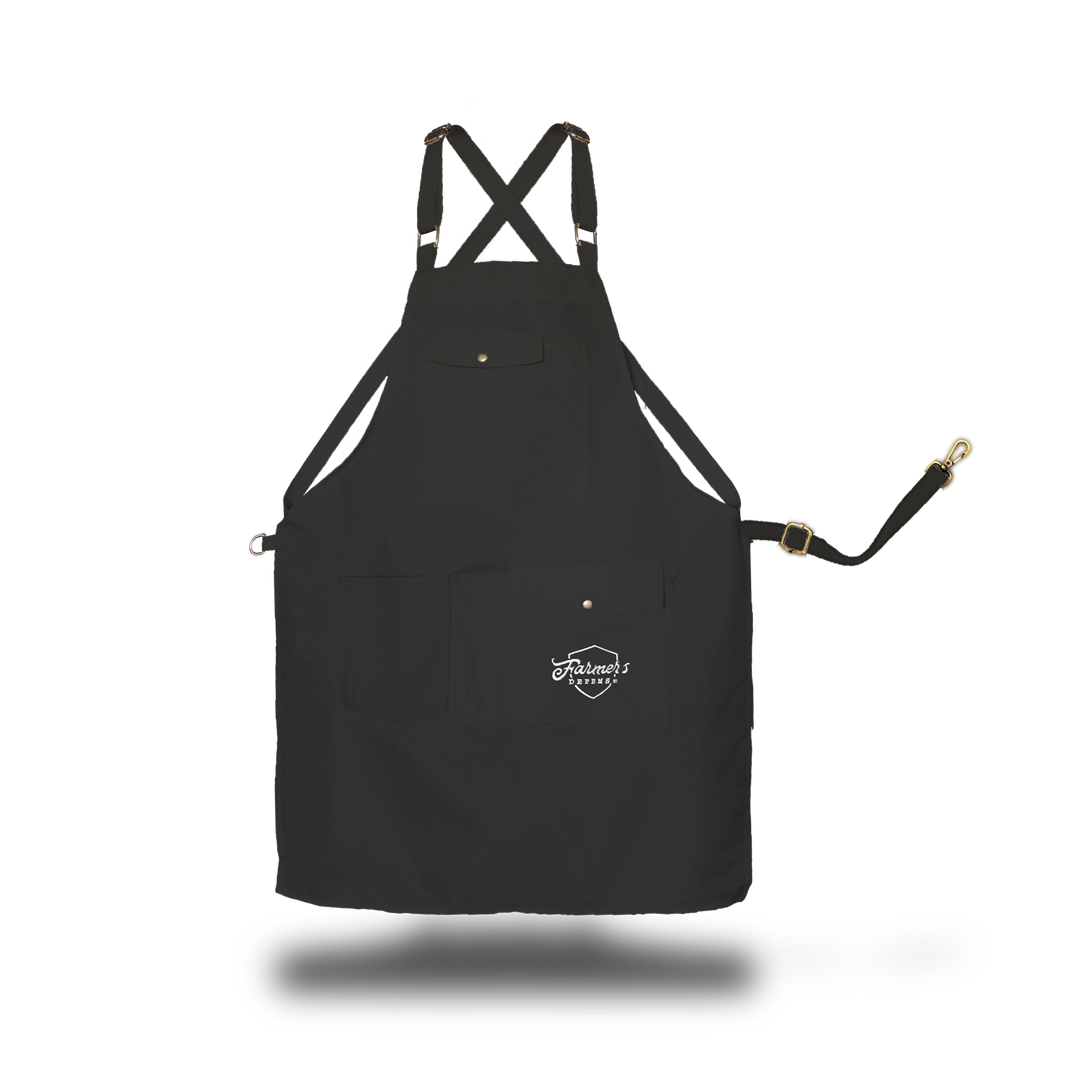 Farm & Trim Apron Cross Straps - Black FINAL SALE