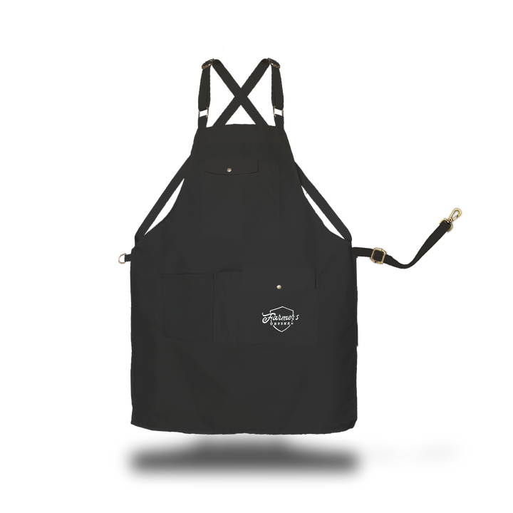 Farm & Trim Apron Cross Straps - Black FINAL SALE