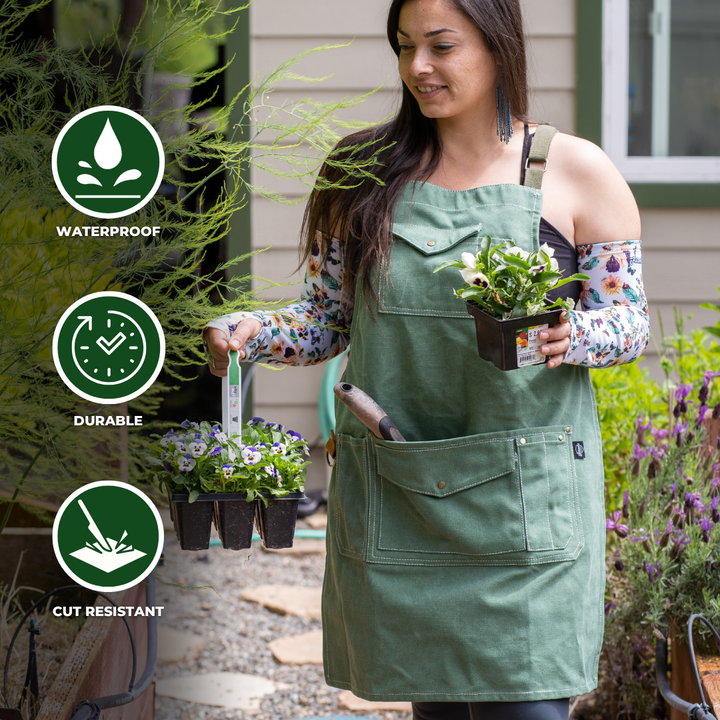 The Canvas Workhorse Apron - Dark Blue