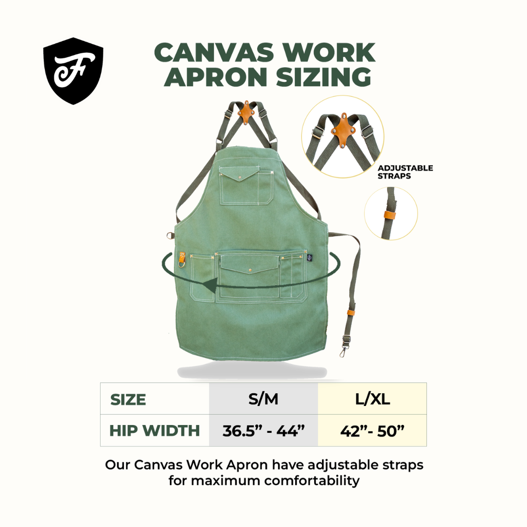 The Canvas Workhorse Apron - Dark Blue