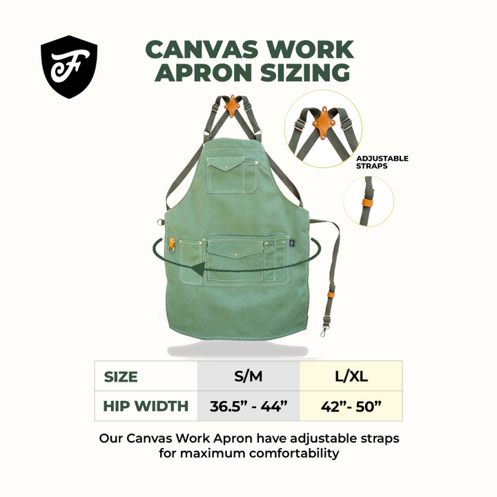 The Canvas Workhorse Apron - Dark Blue
