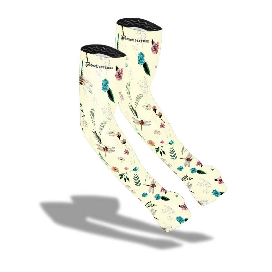 Protection Sleeves - Dragonfly Meadow - Cream