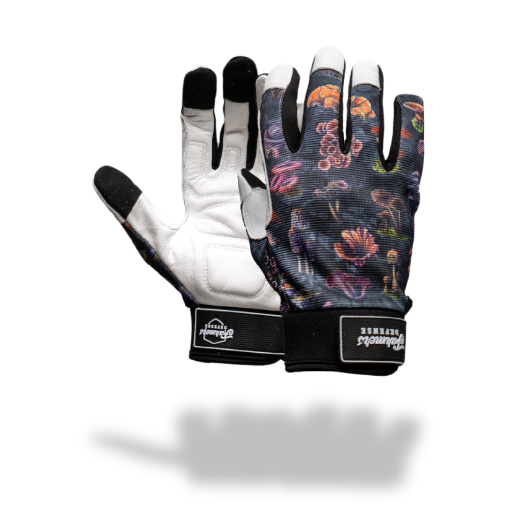 Rugged Guard Leather Gloves - Fungi