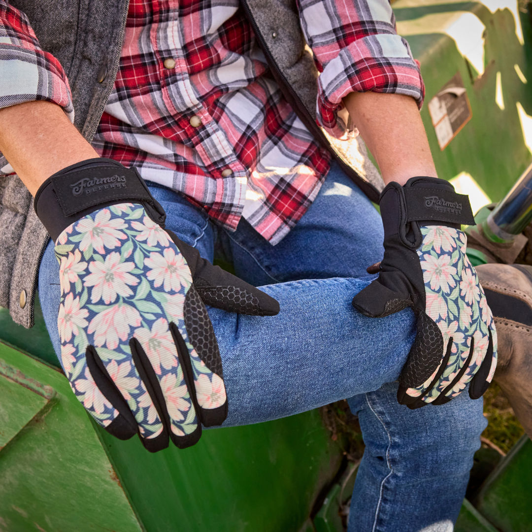 Waterproof Winter Gloves - Painted Peony