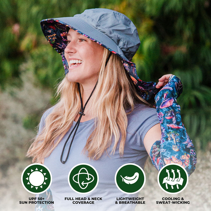 Sun Hat - Stone Blue