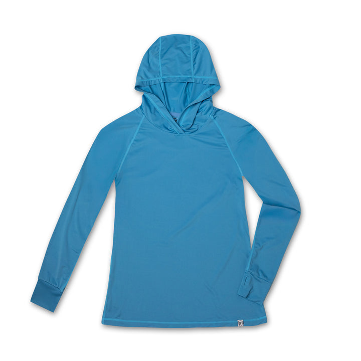 Women's UV Sun Hoodie - Blue Horizon