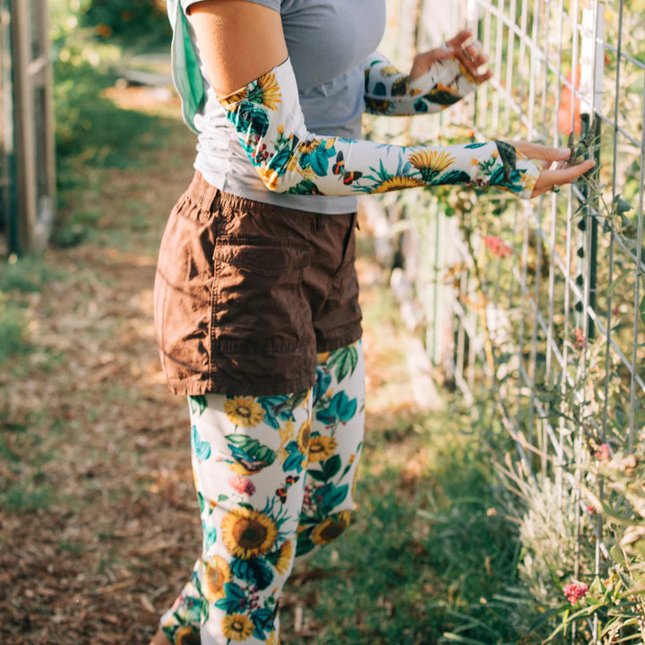 Protective Leg Sleeve - Garden Flower