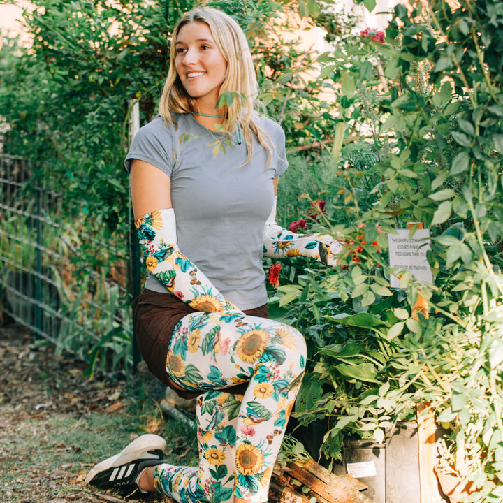 Protective Leg Sleeve - Garden Flower