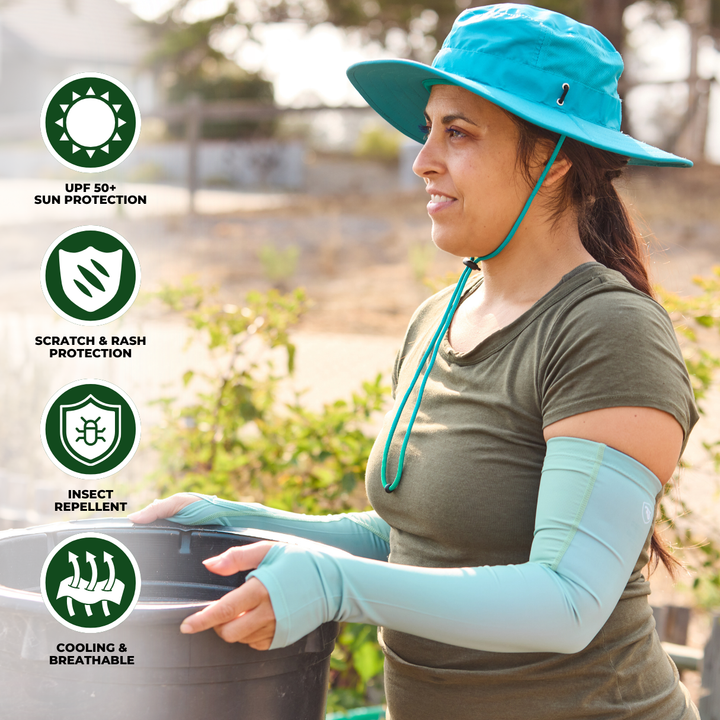 BugSheild ProMesh Protection Sleeves - Stone Green