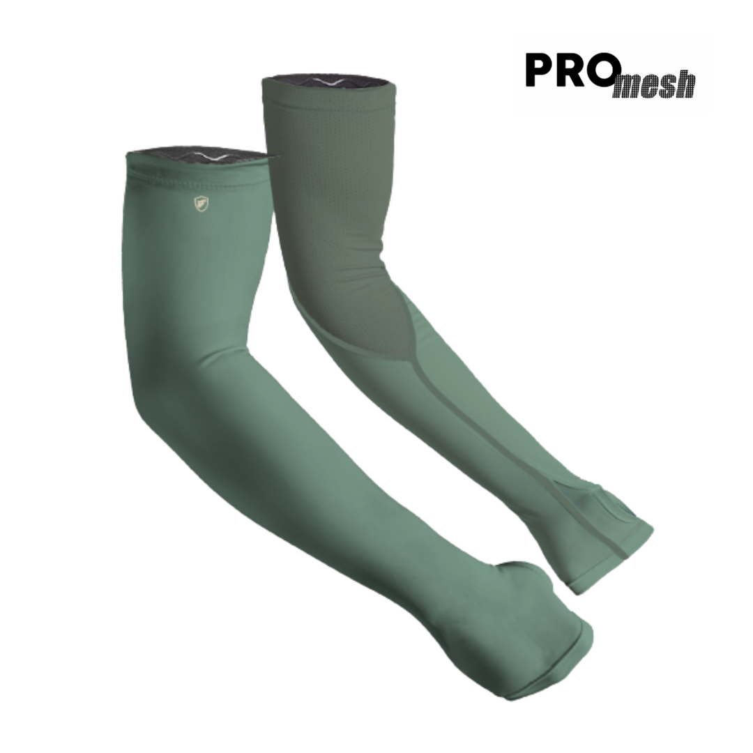 BugSheild ProMesh Protection Sleeves - Stone Green