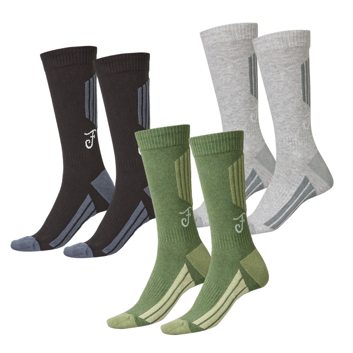 Winter Socks - Bug Repellent - Mid-Calf - Mixed - 3 Pack