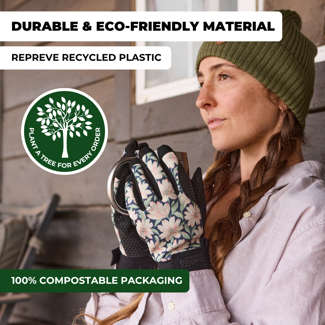 Waterproof Winter Gloves -  Wildflower Night