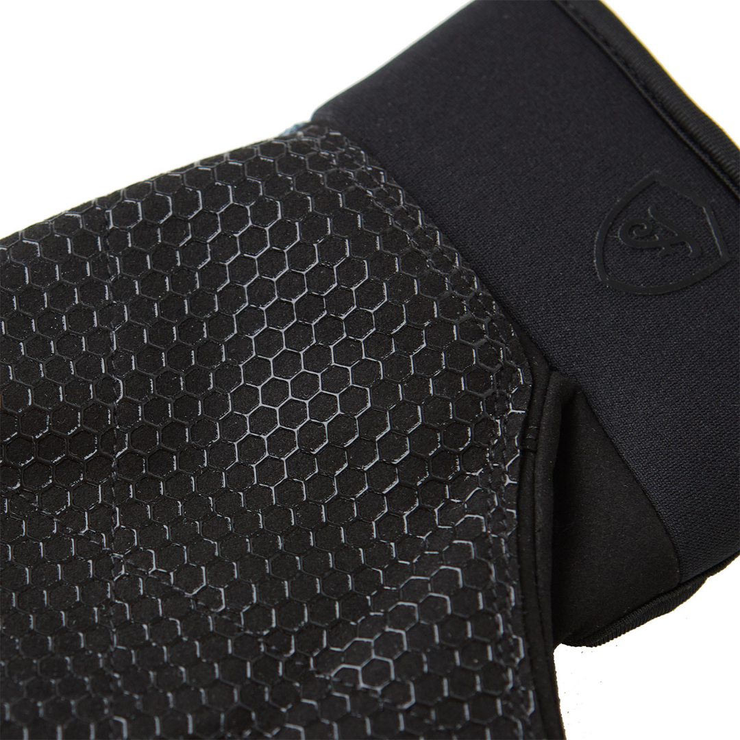 Waterproof Winter Gloves -  Topo Map - Black