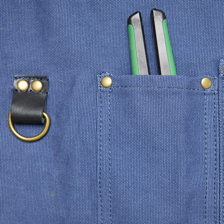The Canvas Workhorse Apron - Dark Blue