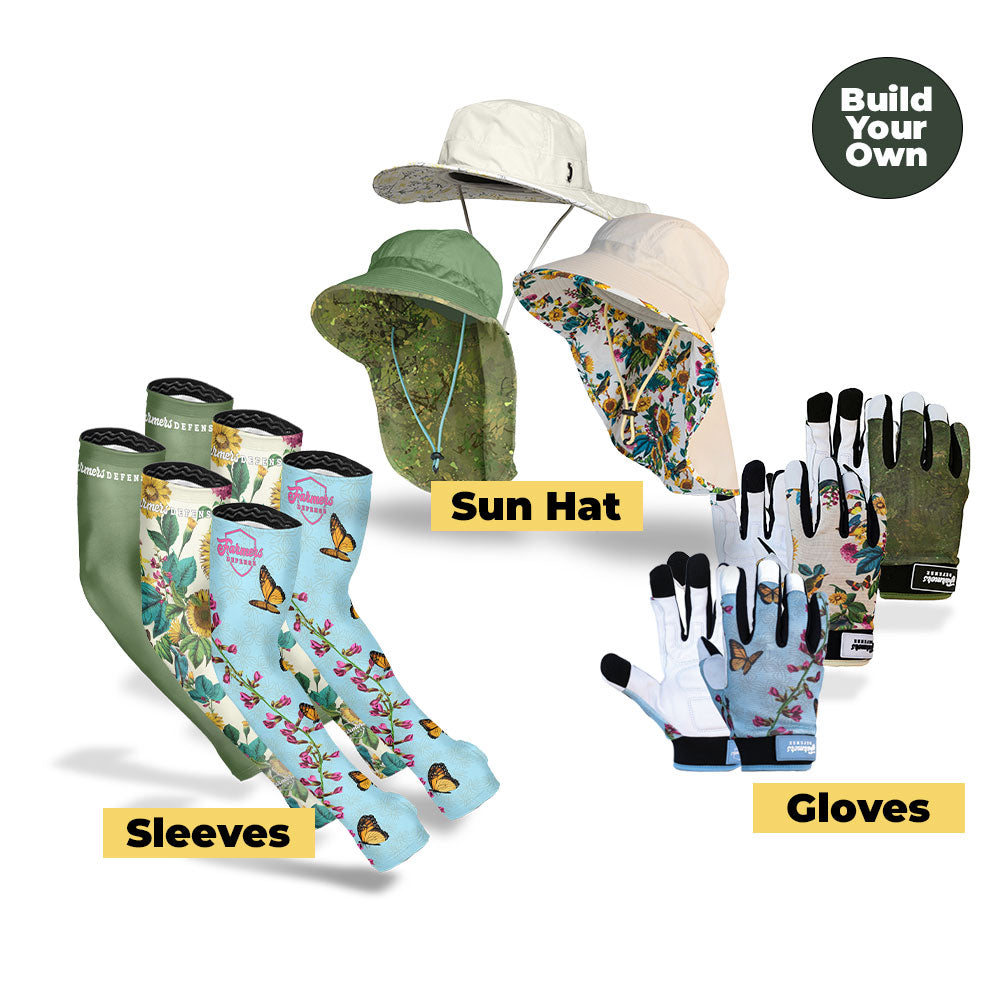 BYO Combo Pack - Sleeves, Gloves, Sun Hat