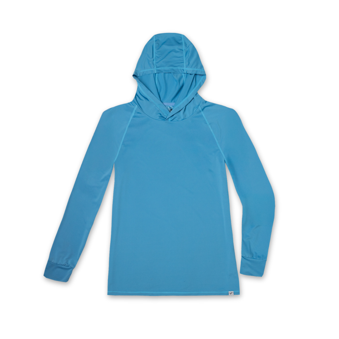 Women's UV Sun Hoodie - Blue Horizon