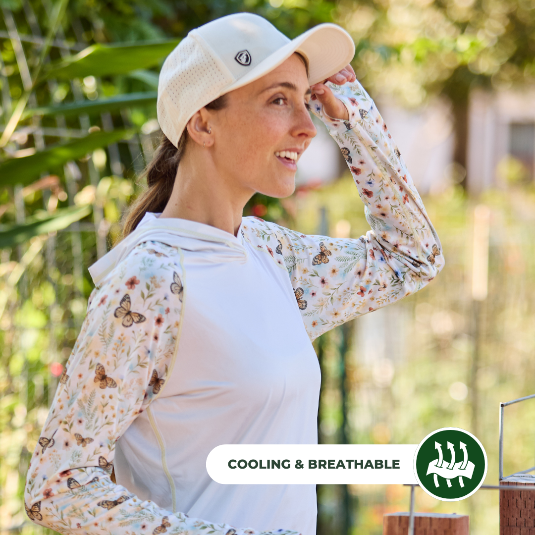 UV Hoodie - Women's - Butterfly Field's