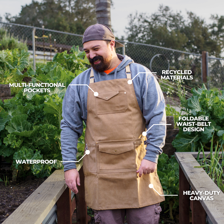 The Canvas Workhorse Apron - Sawdust FINAL SALE