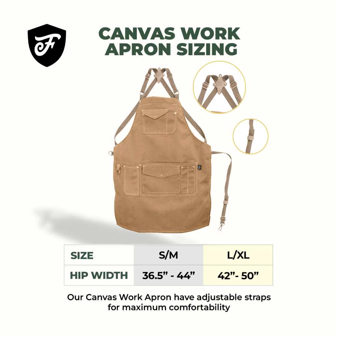 The Canvas Workhorse Apron - Sawdust FINAL SALE