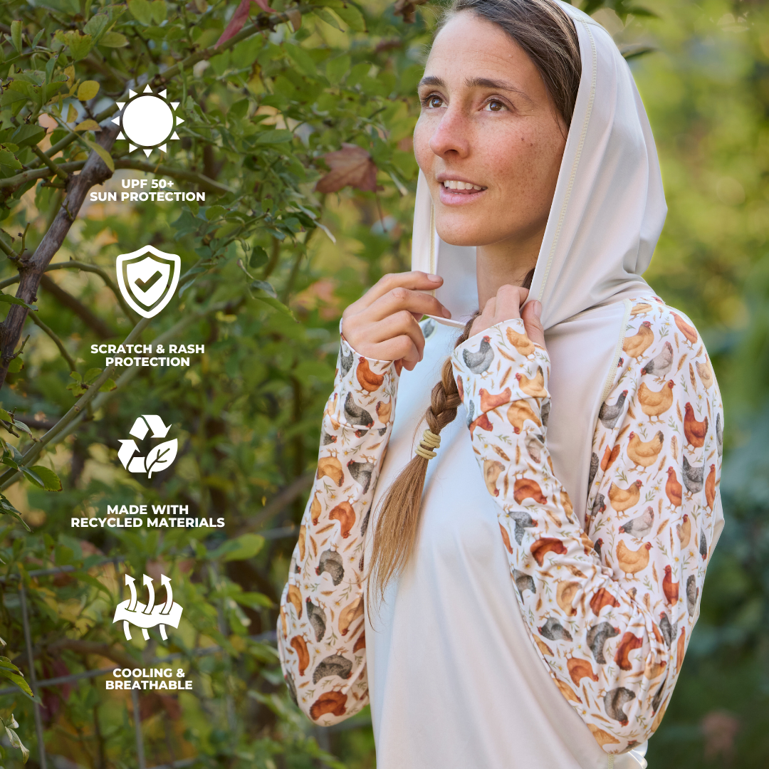 UV Hoodie - Women's - Chicken Farm