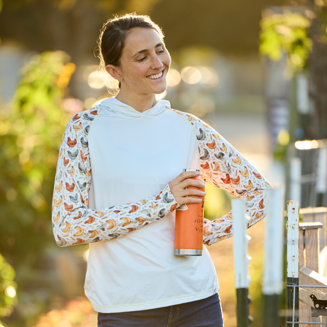 UV Hoodie - Women's - Chicken Farm