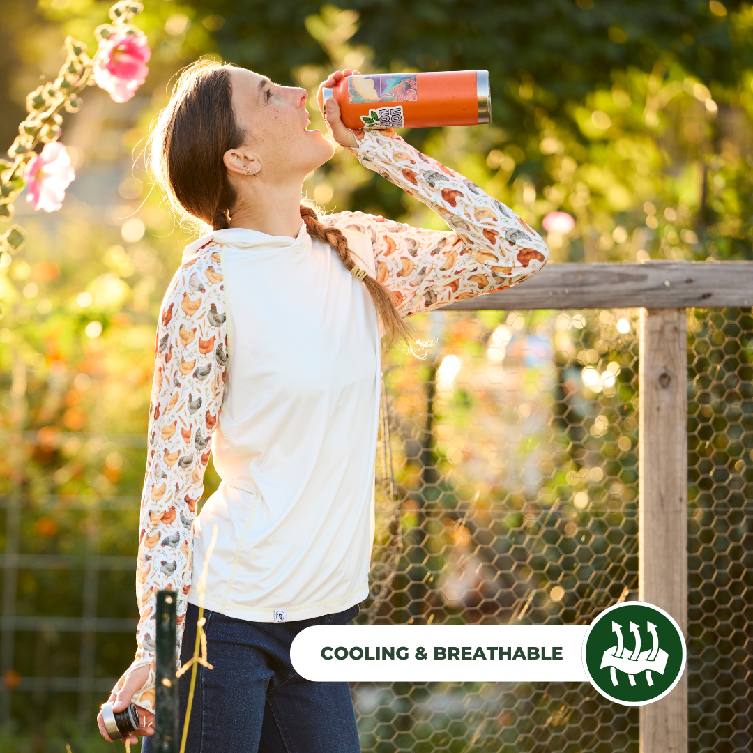 UV Hoodie - Women's - Chicken Farm