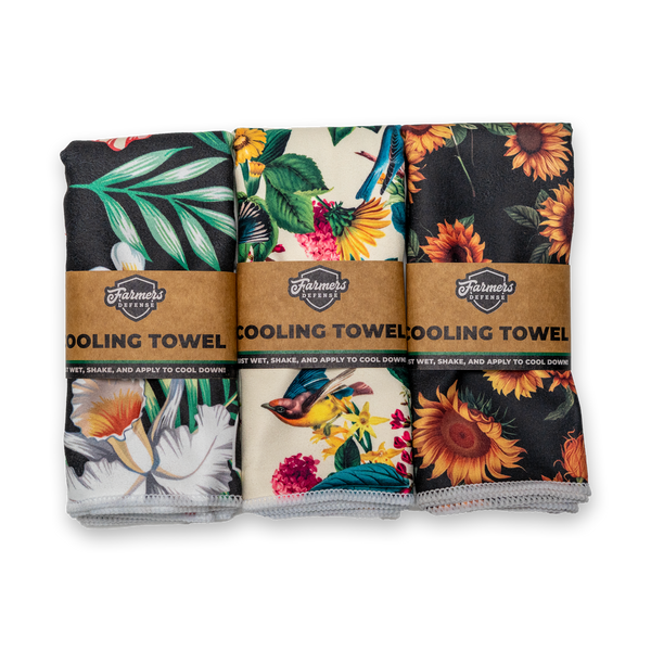 Cooling Towel - Floral 3 Pack