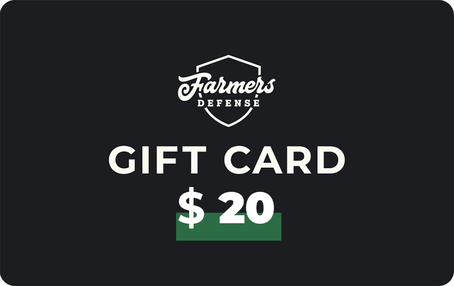 Farmers Defense Gift Card  ($20)