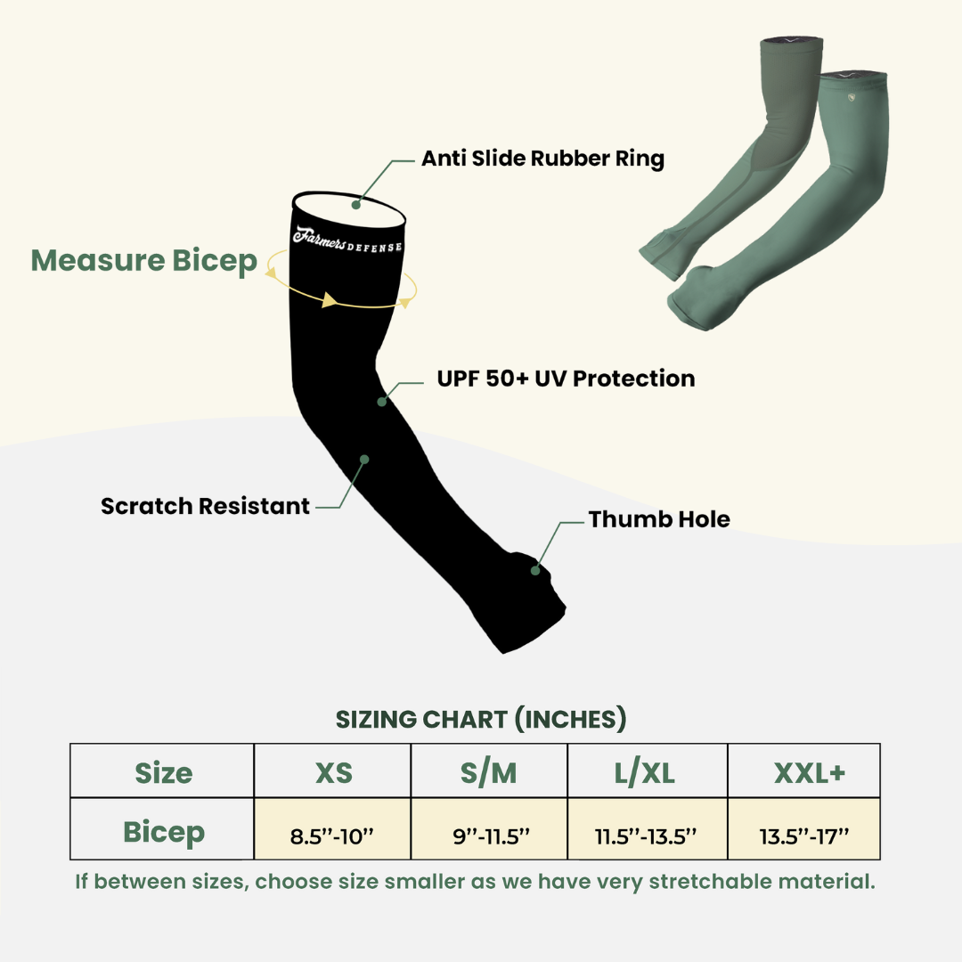 BugSheild ProMesh Protection Sleeves - Stone Green