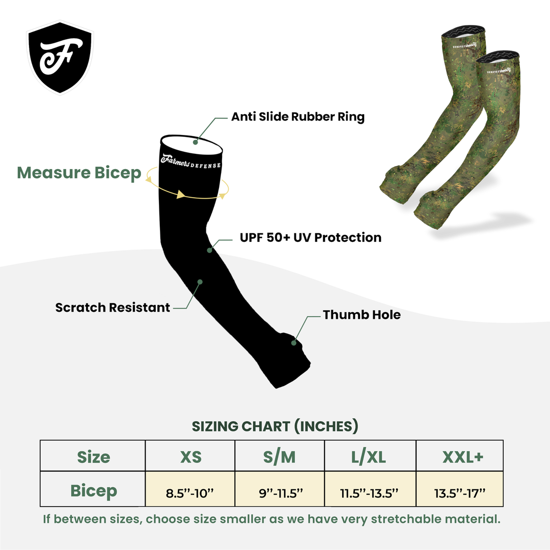 Protection Sleeves - Green Brush Camo