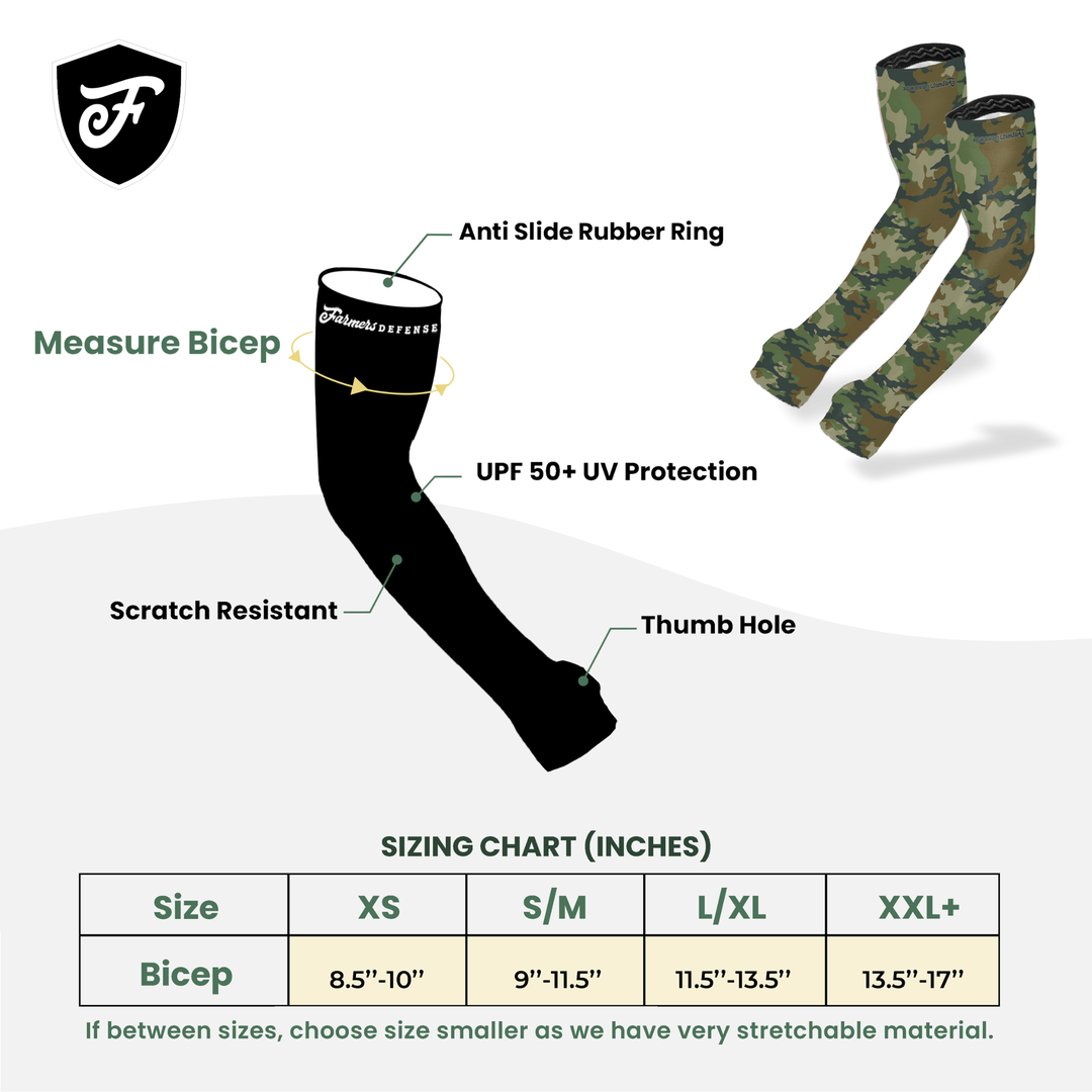 Protection Sleeves - Green Camo FINAL SALE