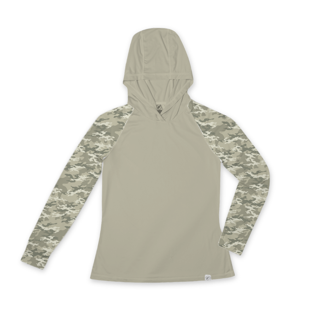 UV Hoodie - Women's - Light Green Camo