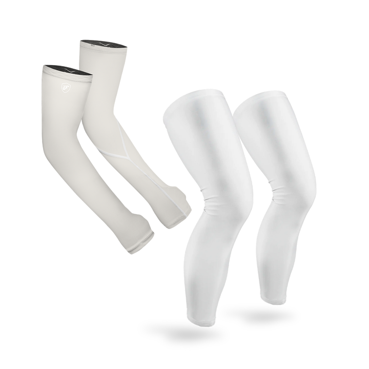 Leg & Arm Sleeves Bundle - Cream