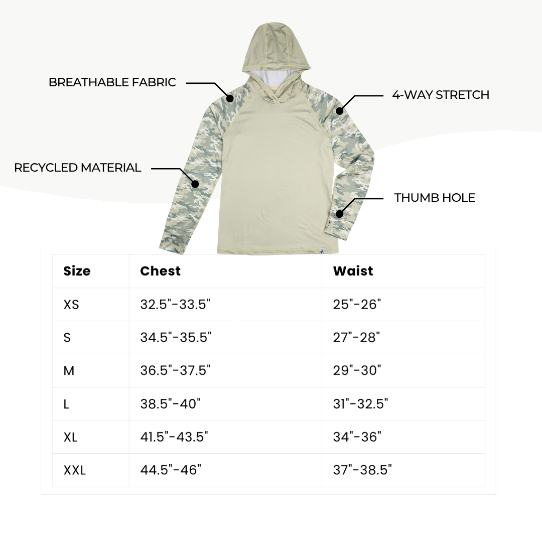 UV Hoodie - Women's - Light Green Camo