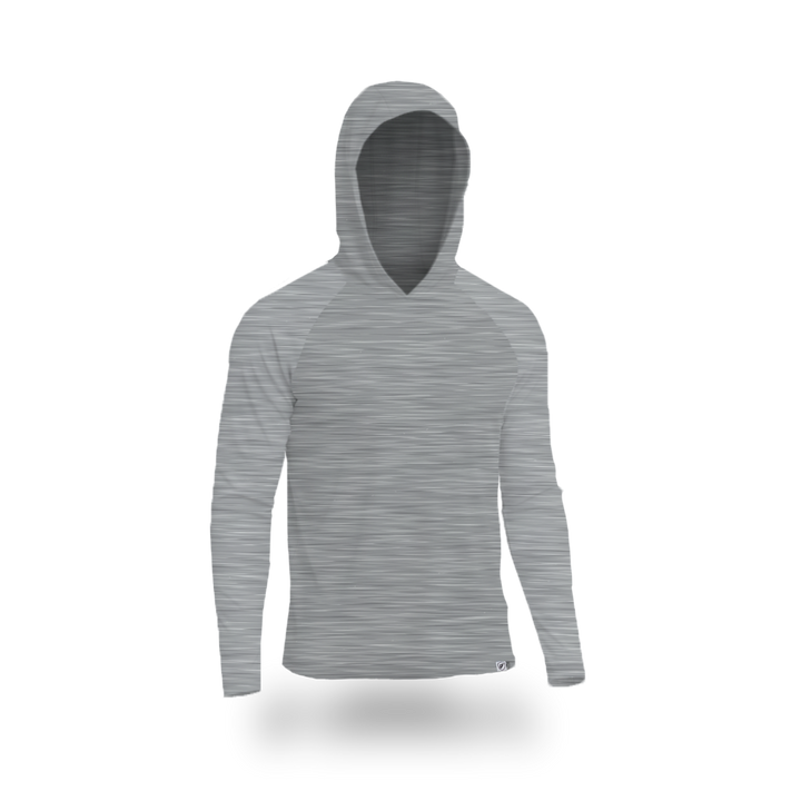 Men's UV Sun Hoodie - Heather Grey
