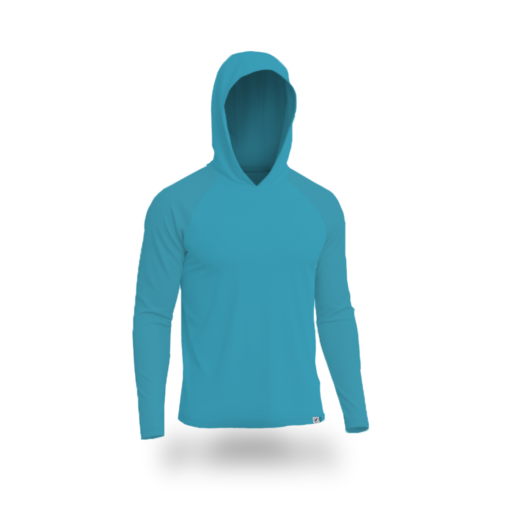 Men's UV Sun Hoodie - Blue Horizon