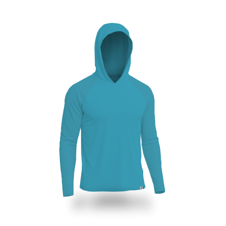 Men's UV Sun Hoodie - Blue Horizon