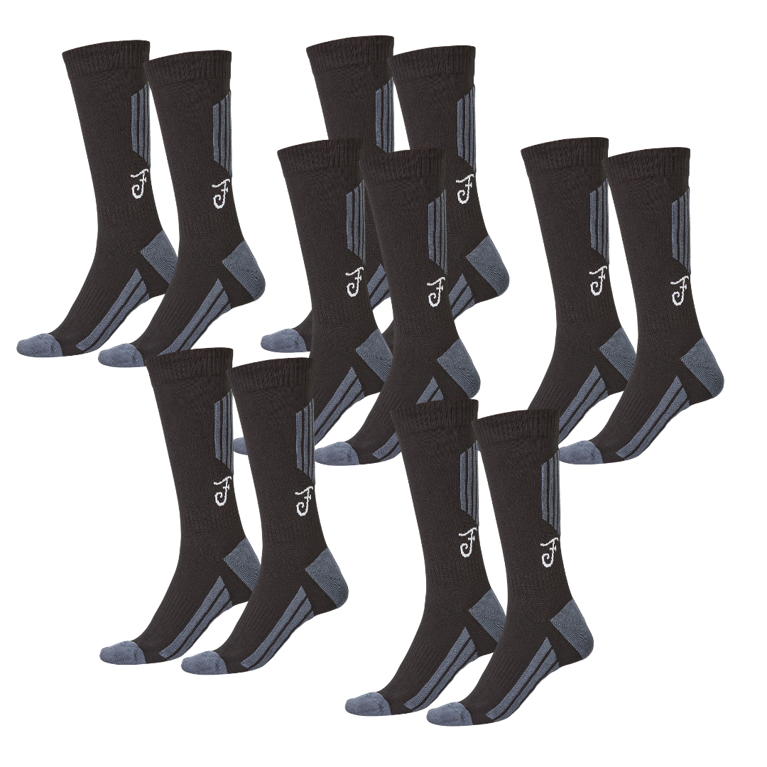 Winter Socks - Bug Repellent - Mid-Calf - Night - 6 Pack