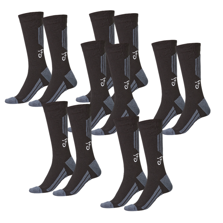 Winter Socks - Bug Repellent - Mid-Calf - Night - 6 Pack