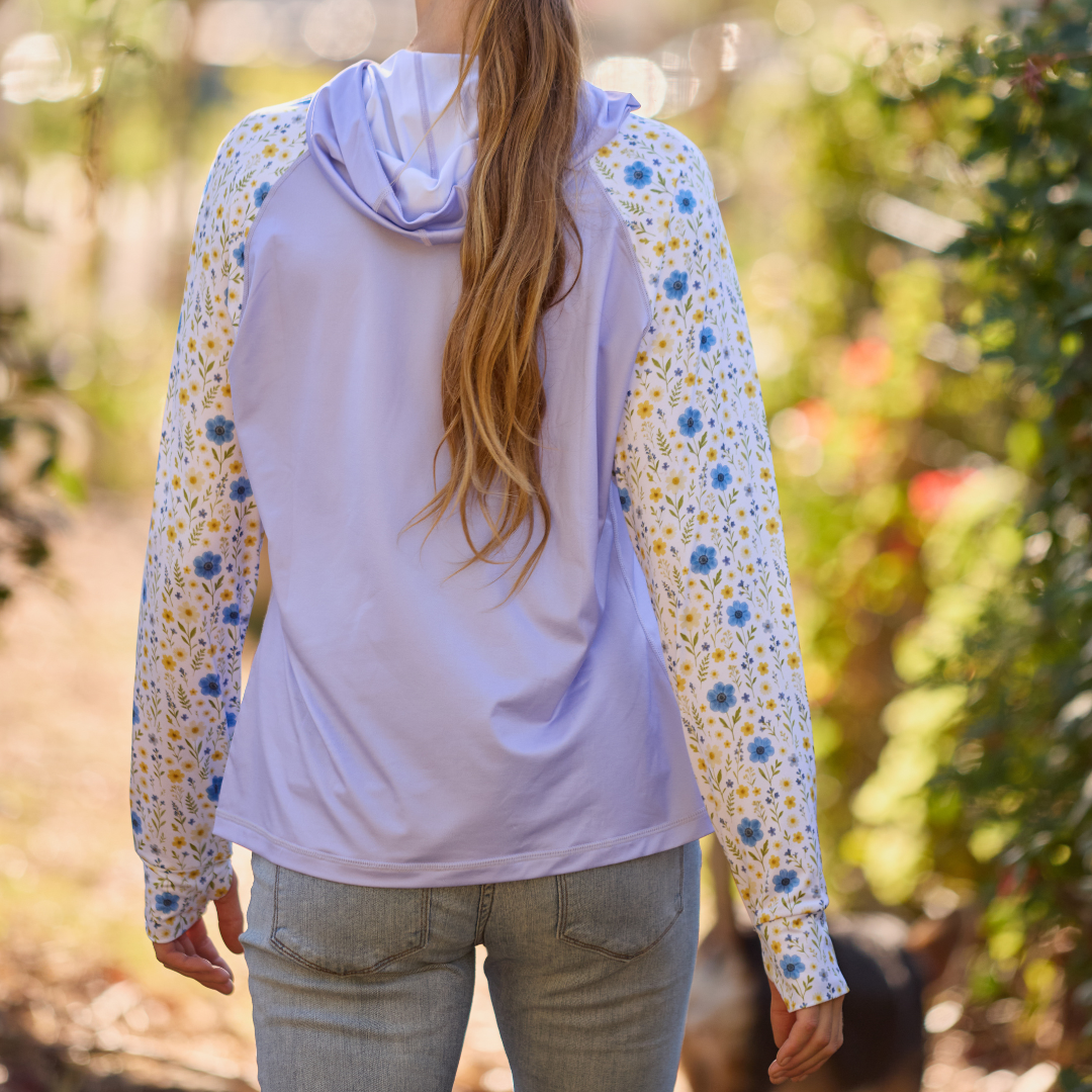 UV Hoodie - Women's - Pressed Flower's