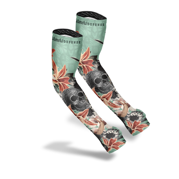 Protection Sleeves - Skull - Green FINAL SALE