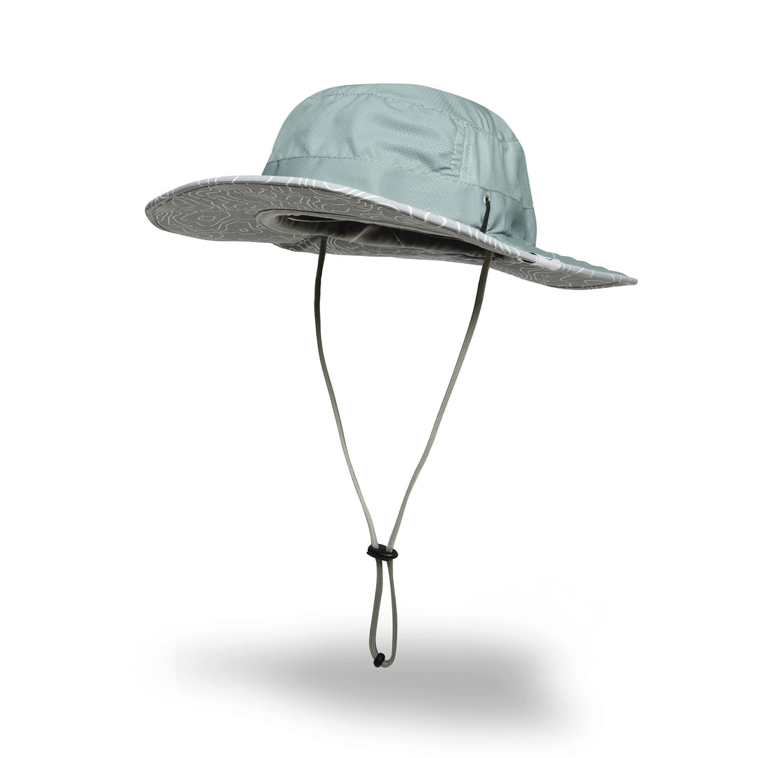 Venture Sun Hat - Topo Map Green