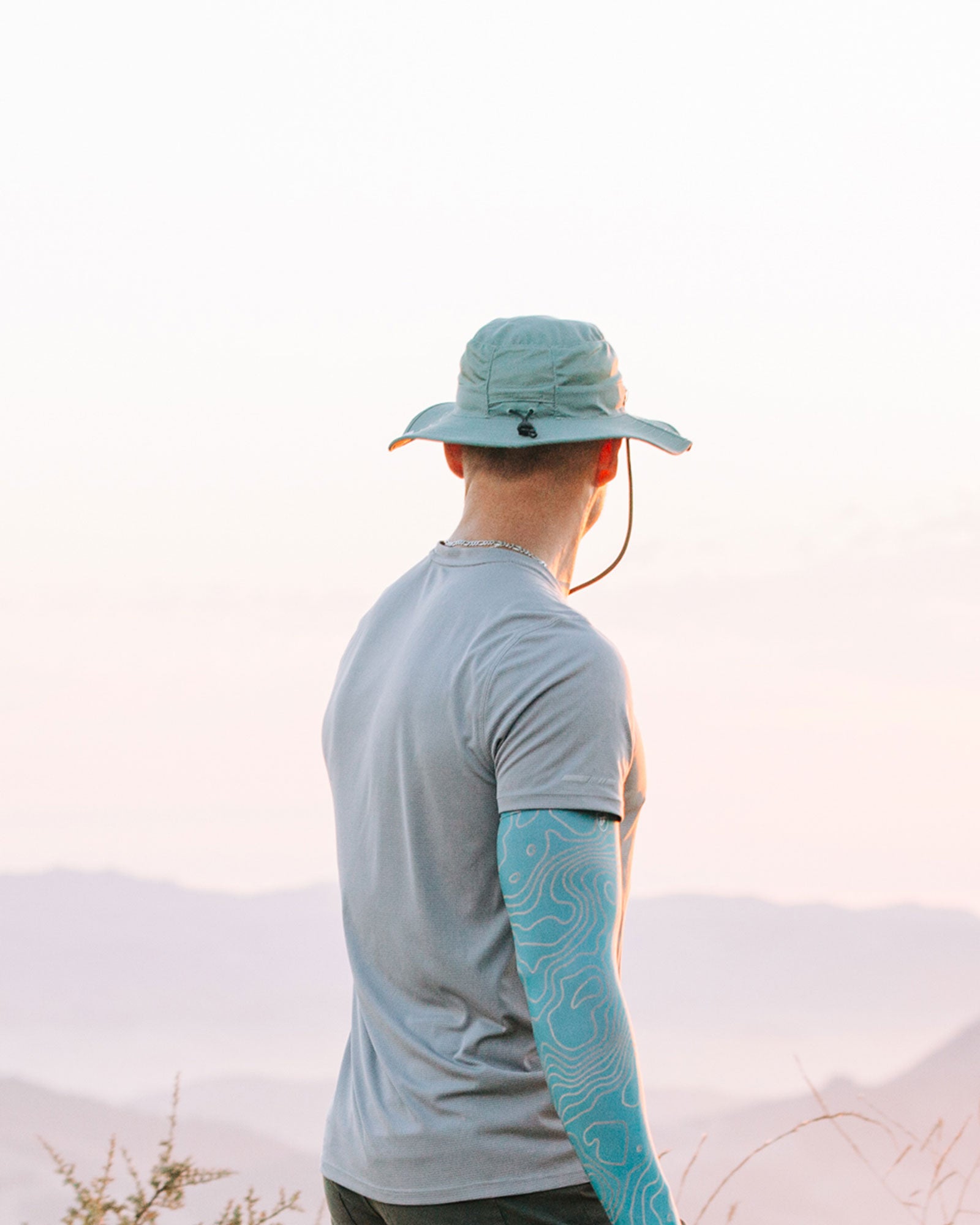 Venture Sun Hat - Topo Map Green – Farmers Defense