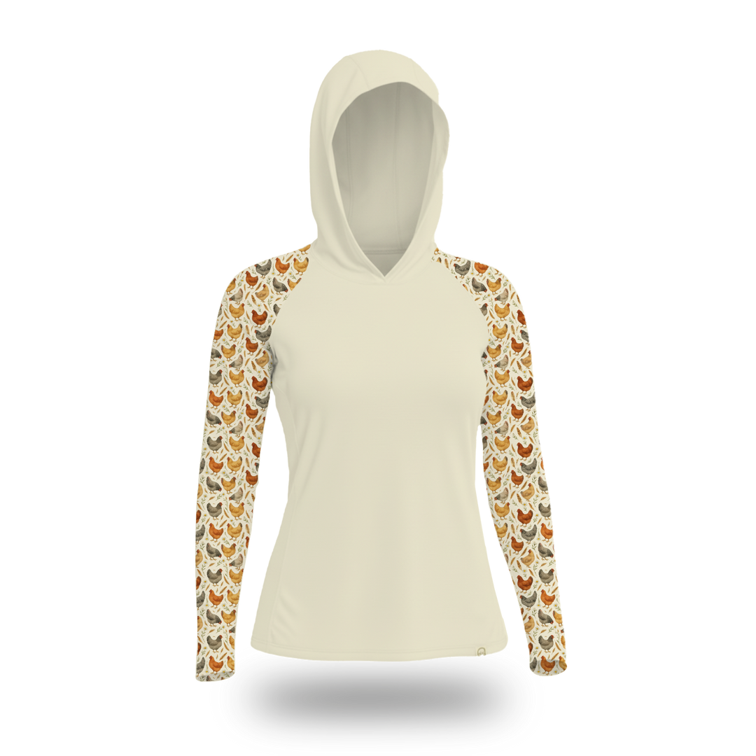 UV Hoodie - Women's - Chicken Farm